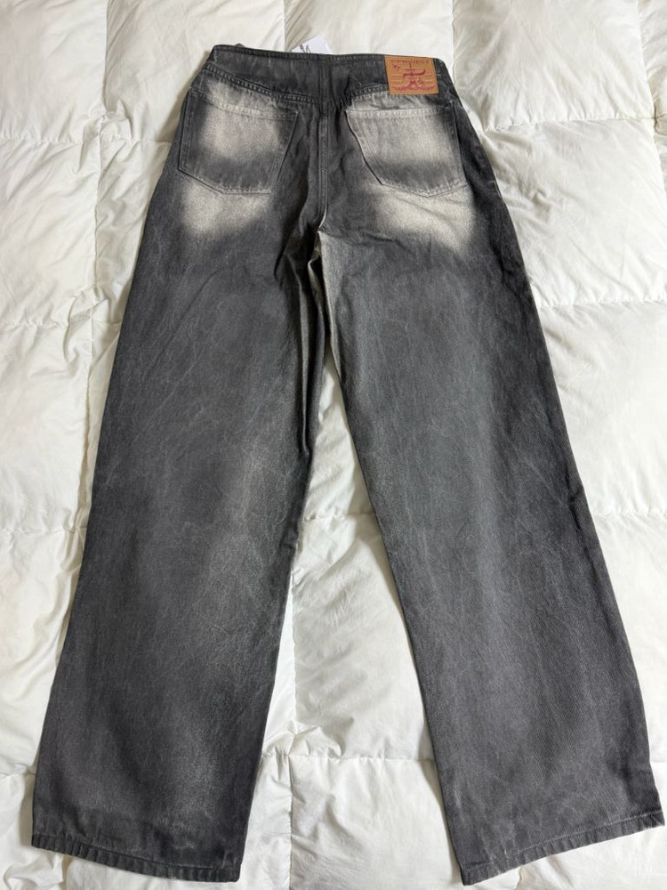 (31) 와이프로젝트 Y 벨트 디테일 와이드 데님 팬츠 이미지