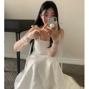 플로뉴 롱 펄드레스 M 기장수선