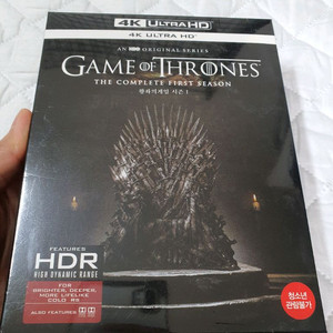 왕좌의 게임 시즌 1 4K 블루레이 슬립케이스 밀봉