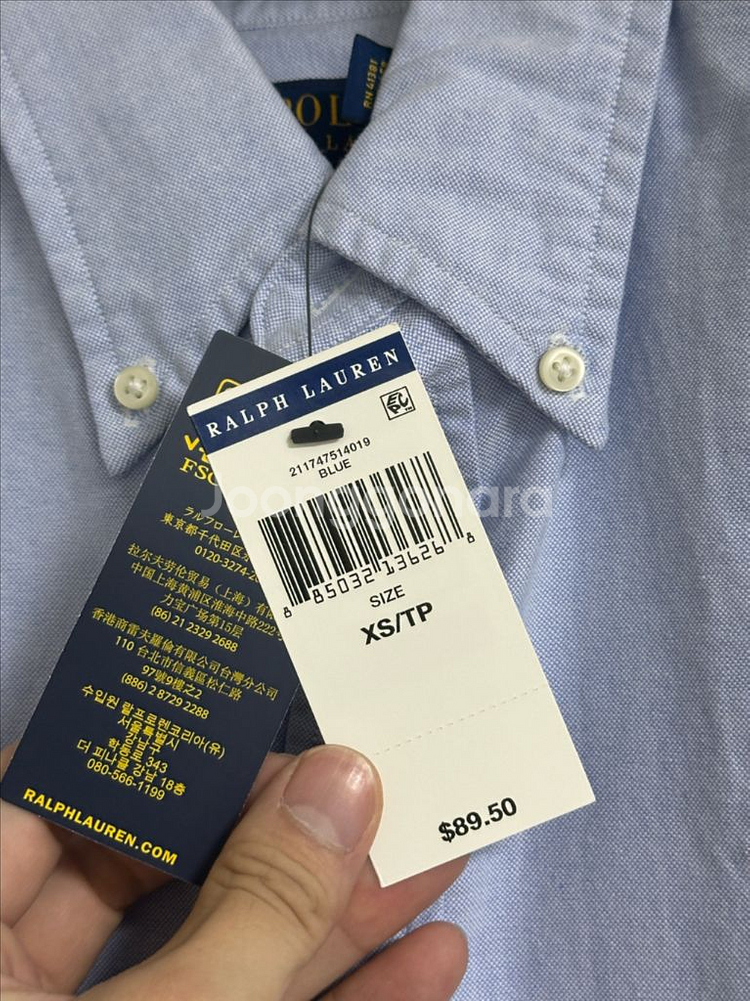 여성 폴로 XS 셔츠--3