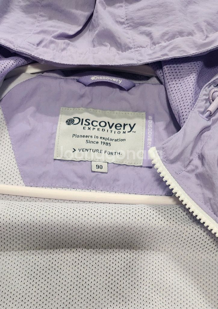 디스커버리 여성 후드 바람막이 90사이즈--1