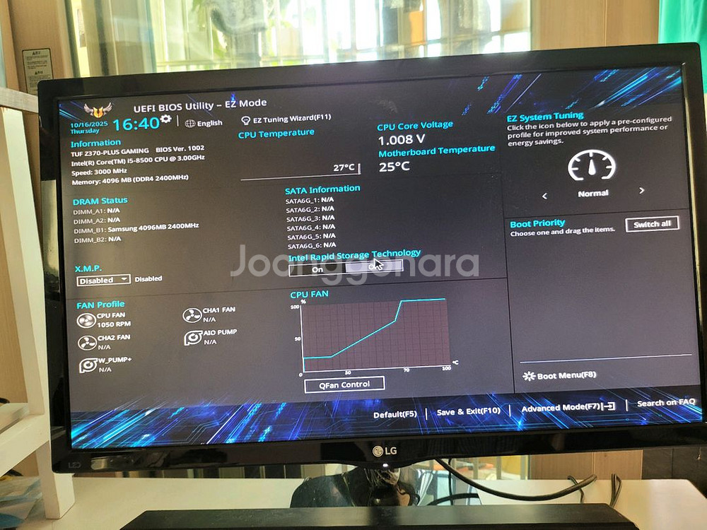 i5 8500 + z370 plus+700와트 파워--0