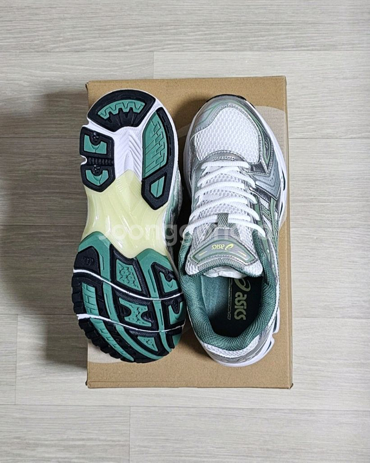 아식스 젤 카야노14 퓨어 실버세이지 265 [새상품]--4