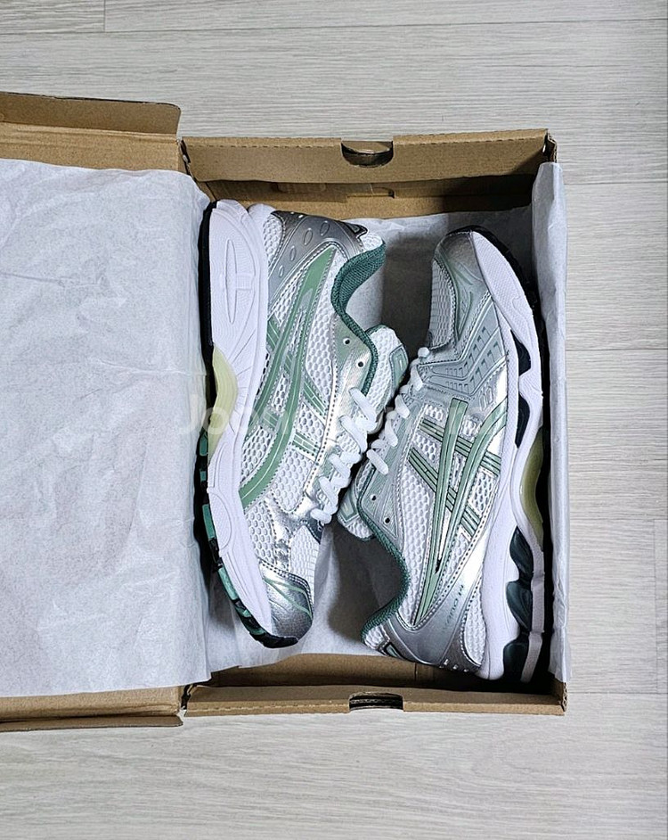 아식스 젤 카야노14 퓨어 실버세이지 265 [새상품]--5