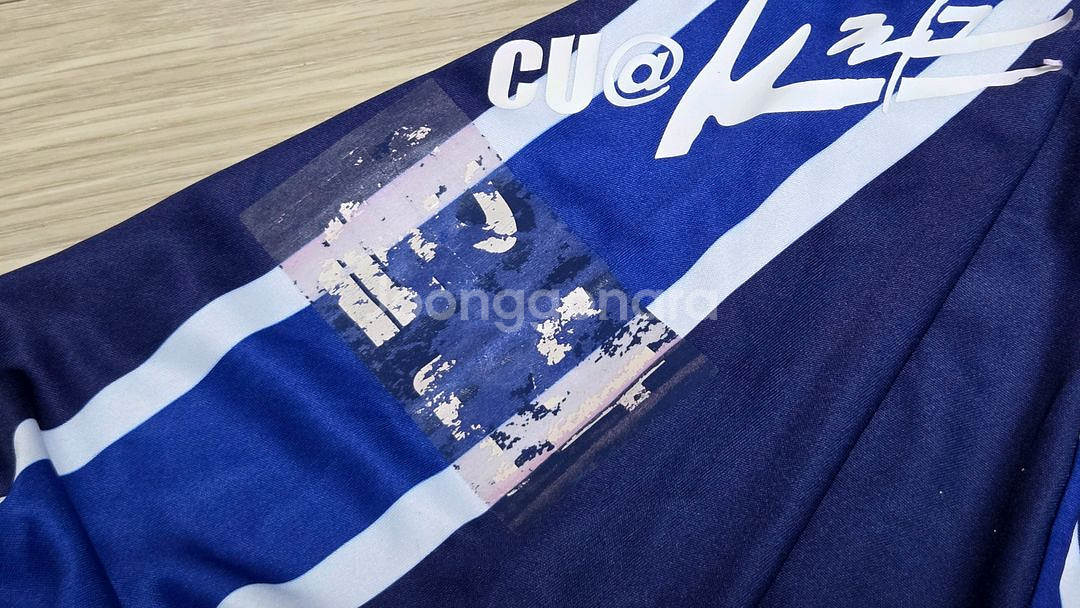 2002 울산현대 홈 유니폼 2XL 루시우 마킹 셋업--5