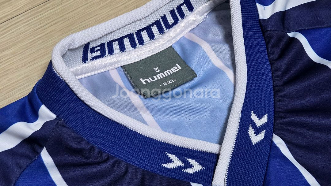 2002 울산현대 홈 유니폼 2XL 루시우 마킹 셋업--4