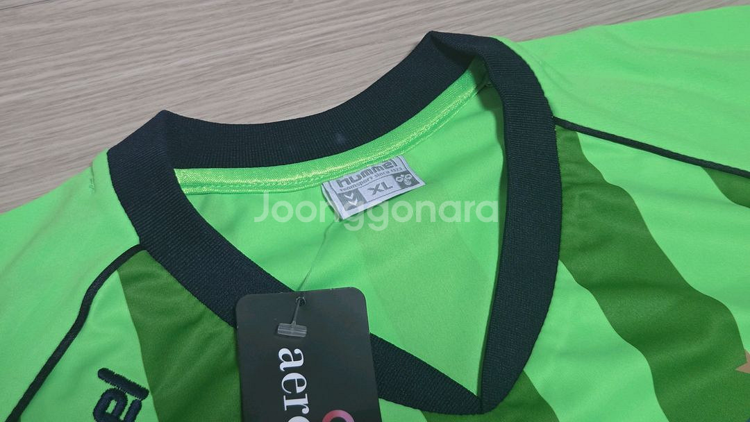 2011 전북현대 험멜 홈 유니폼 XL 노마킹(수박)--2