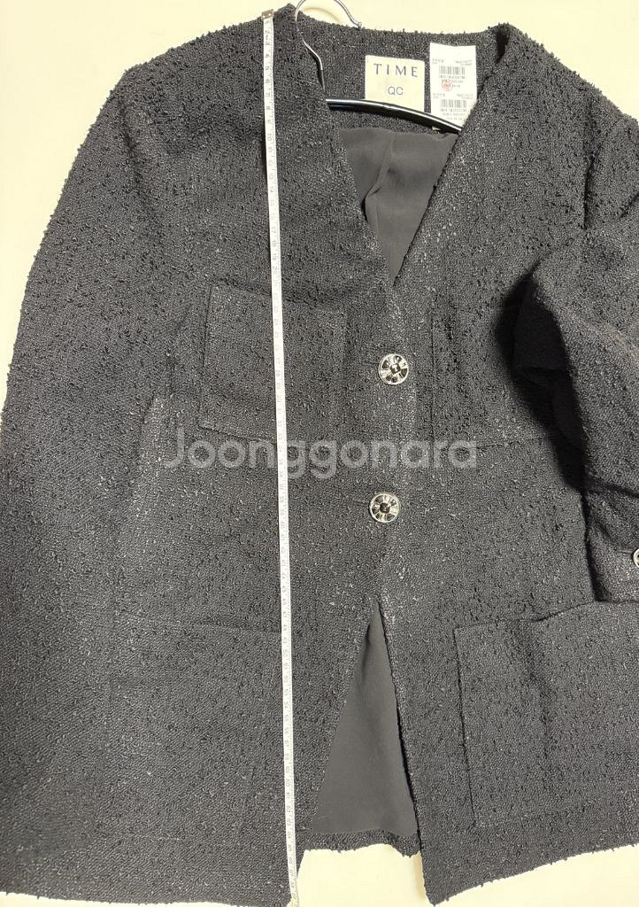 타임qc 트위드 자켓 재킷 한섬팸셀 한섬 패밀리세일--7