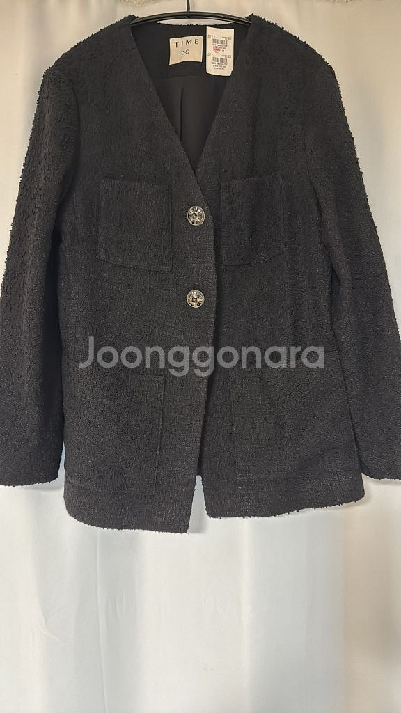 타임qc 트위드 자켓 재킷 한섬팸셀 한섬 패밀리세일--12