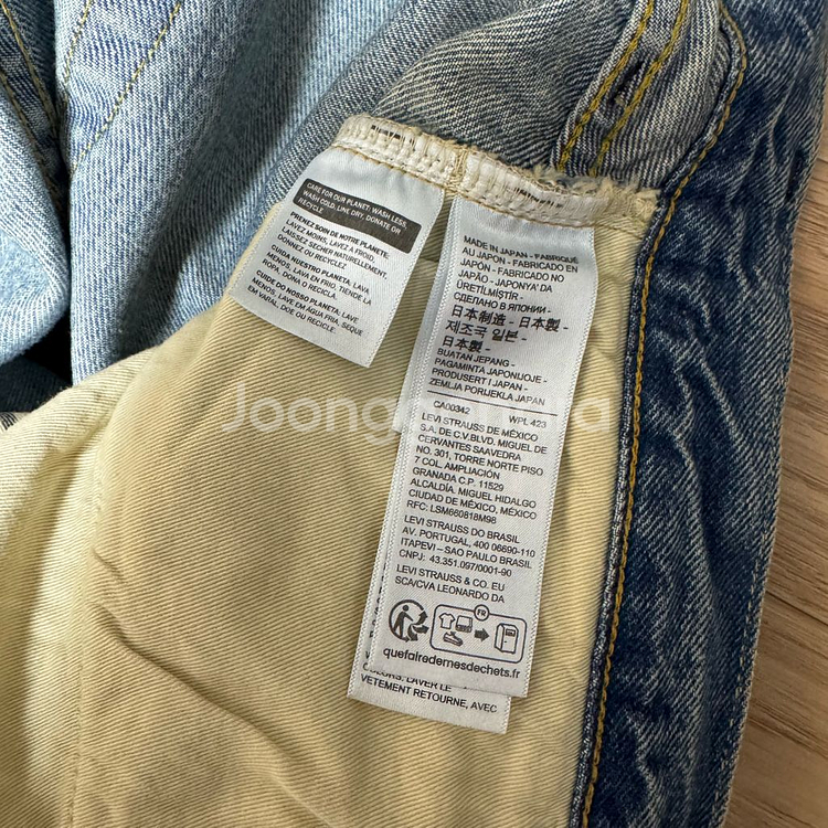 리바이스 lvc 55501 블랙잭 34/34 판매합니다--8