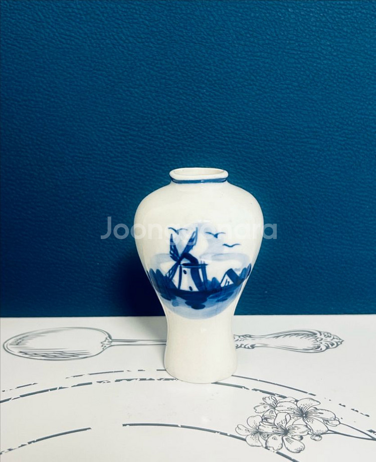 델프트 블루 미니 화병 3개 세트(낱개 판매 가능)--4