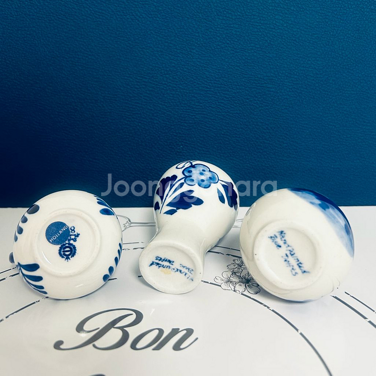 델프트 블루 미니 화병 3개 세트(낱개 판매 가능)--8