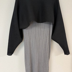 플리츠플리즈 미 스트레치 볼레로탑