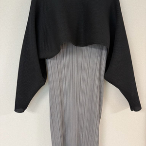 플리츠플리즈 미 스트레치 볼레로탑