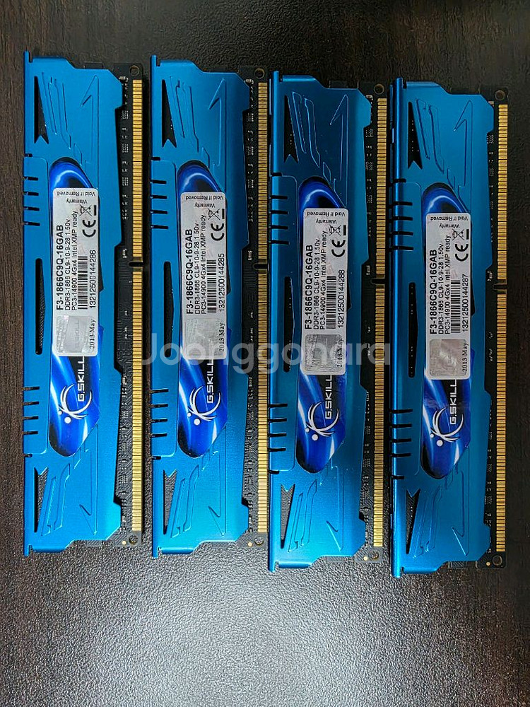 지스킬 DDR3 4기가 4개--0