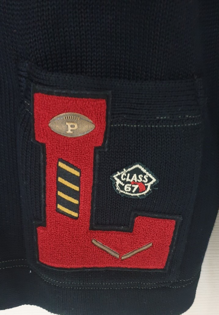 폴로 티거 래터맨 가디건 L 팝니다. 이미지