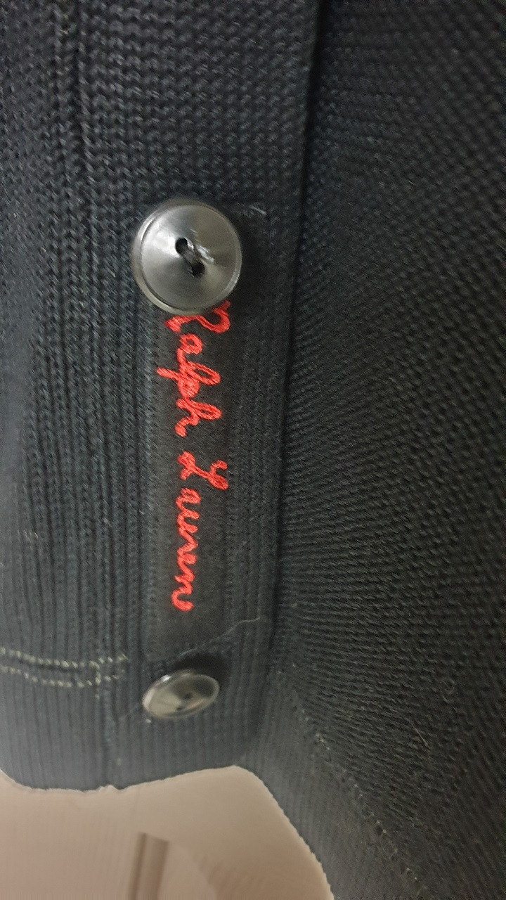 폴로 티거 래터맨 가디건 L 팝니다. 이미지