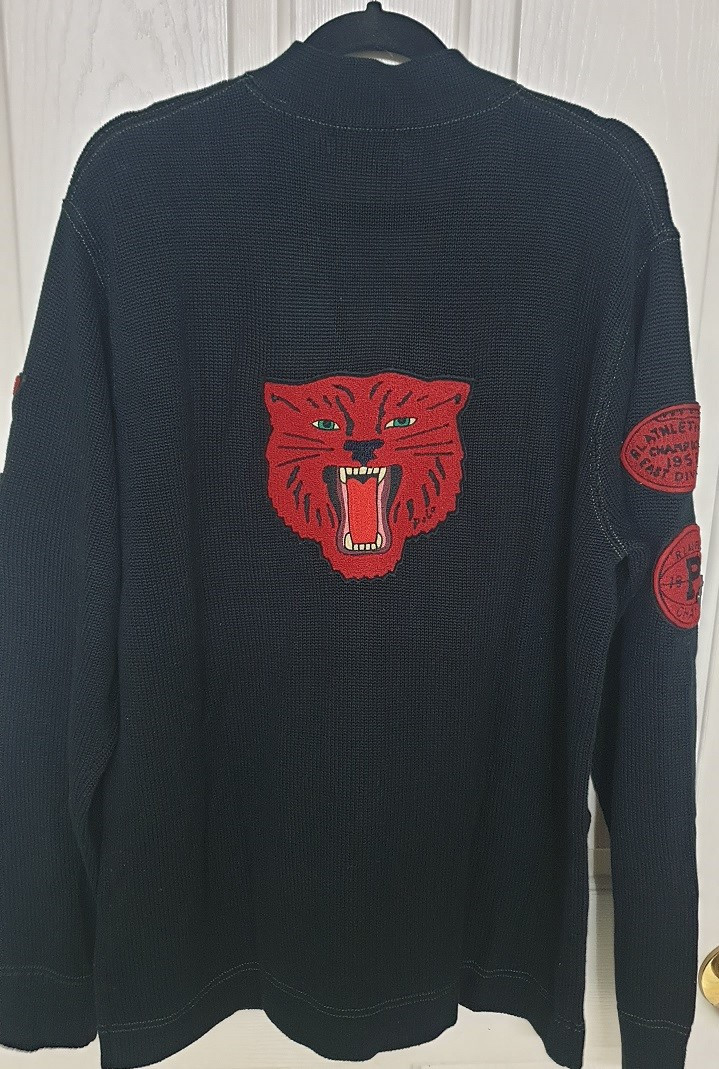 폴로 티거 래터맨 가디건 L 팝니다. 이미지