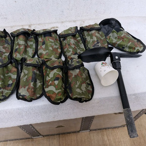 미사용 캠핑용 야전삽 10개 입니다