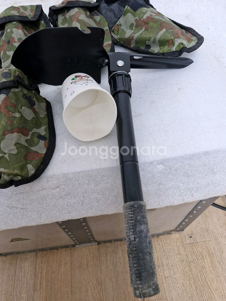 미사용 캠핑용 야전삽 10개 입니다--1