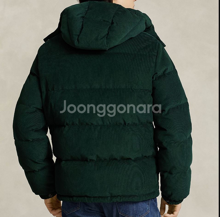 폴로 코듀로이 다운 패딩 재킷 XL 팝니다.--1