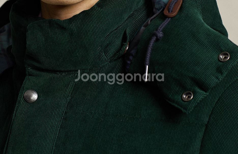 폴로 코듀로이 다운 패딩 재킷 XL 팝니다.--2