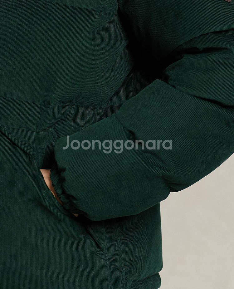 폴로 코듀로이 다운 패딩 재킷 XL 팝니다.--3
