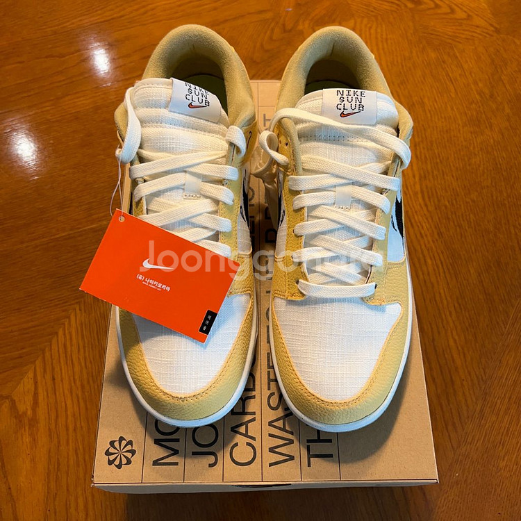 나이키 덩크 로우 썬클럽 옐로우 275 사이즈 새제품--1