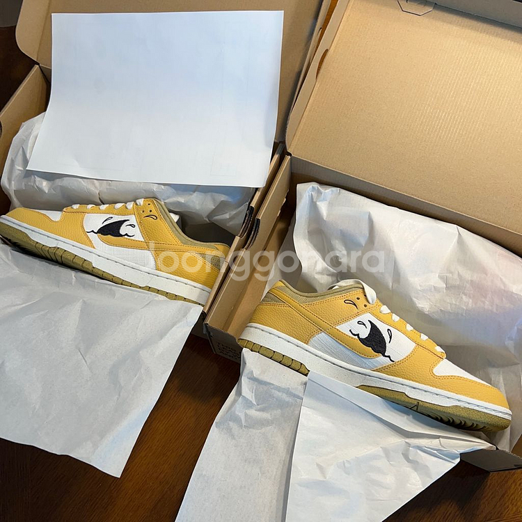 나이키 덩크 로우 썬클럽 옐로우 275 사이즈 새제품--6