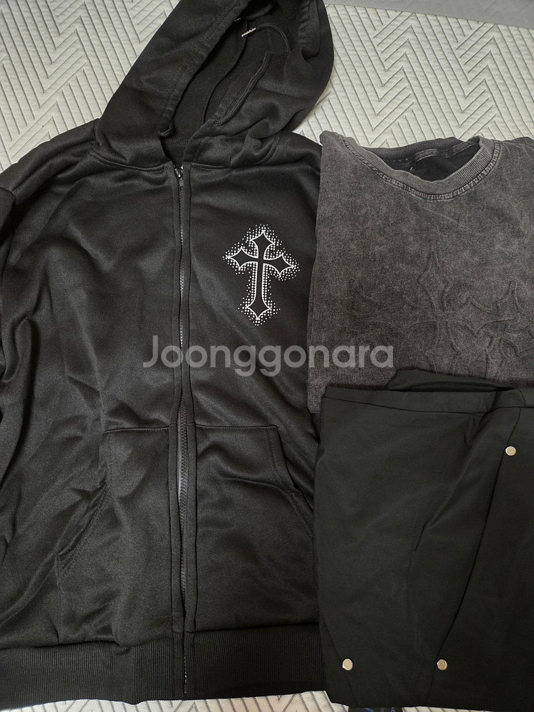 고스로리 펑크 고스 중성계 지뢰계 양지뢰 서브컬쳐 옷--3