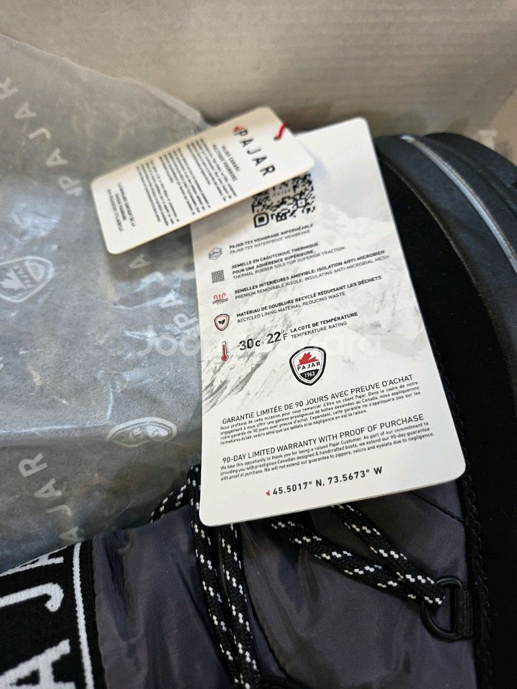 PAJAR 파잘 갤럭시 로우 여성 남성 방한 패딩부츠--1