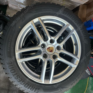 카이엔 958 2세대 19인치 순정휠 스노우 타이어