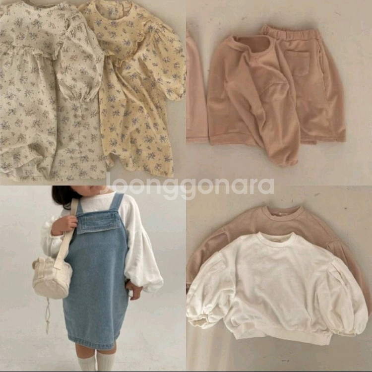 봄가을 XS 90호 3호 벨라밤비나 원피스 상하복 티셔--0