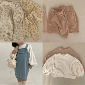 봄가을 XS 90호 3호 벨라밤비나 원피스 상하복 티셔