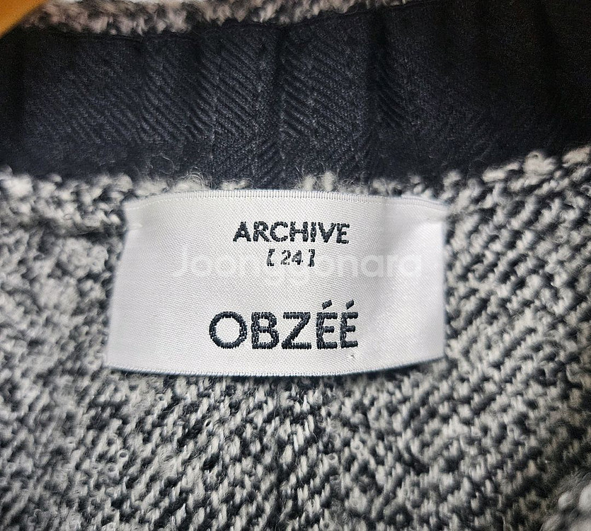 오브제 트위드 원피스 44 민소매 나시원피스 WL77--2