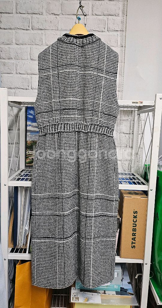 오브제 트위드 원피스 44 민소매 나시원피스 WL77--5