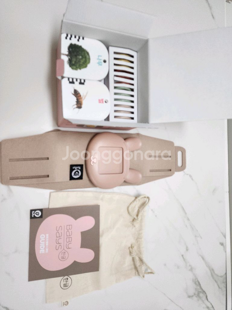 두두스토리 베이비세즈 낱말카드180+말하는토끼 팝니다.--0