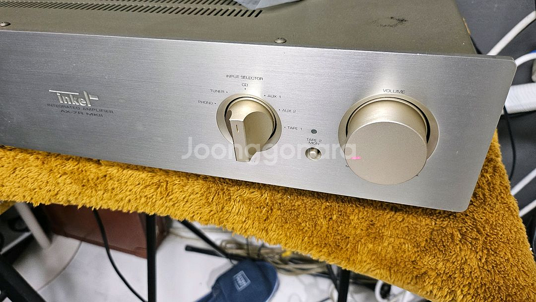 잡음없는 인켈 AX-7R MK2 인티앰프 간편리모컨--2