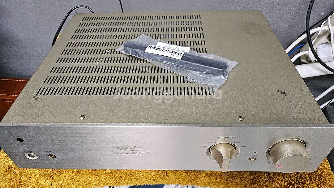 잡음없는 인켈 AX-7R MK2 인티앰프 간편리모컨--3