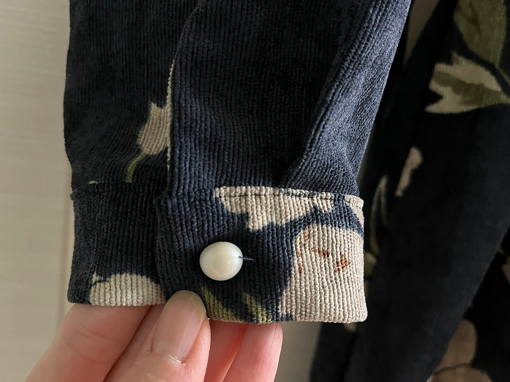 코듀로이 플라워 원피스--2