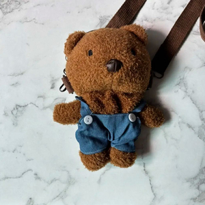 에이블리 브라운 곰돌이 곰 인형가방 크로스백