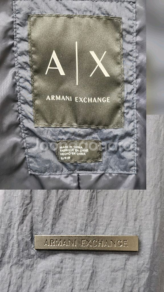 아르마니 익스체인지 남성 롱자켓 S 바람막이 ML90--2