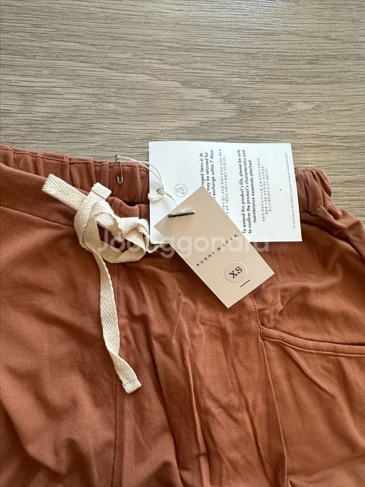 부디무드라 드롭팬츠 *주갈색 xs 새것--4