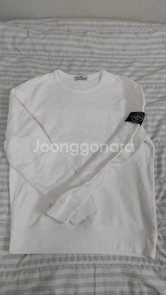급쳐 스톤아일랜드 맨투맨 M 정품 백화점판 싸게팔아요--0