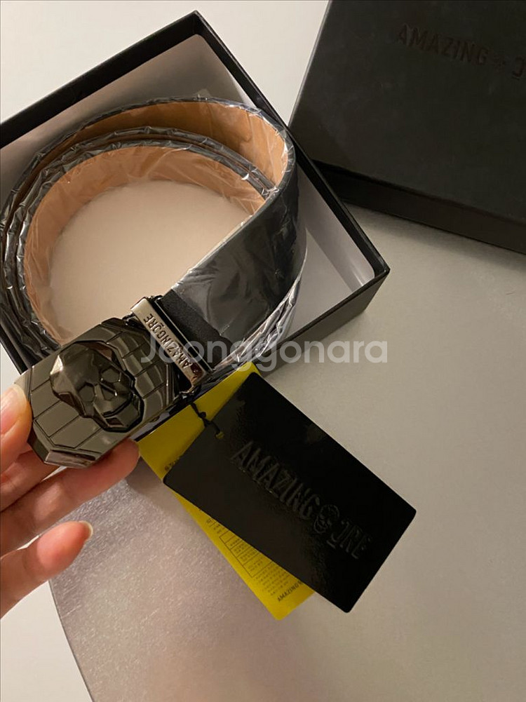 어메이징크리 남성 골프 벨트--0