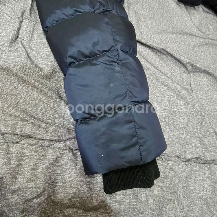 정품 버버리 라임하우스 라쿤털 패딩--6