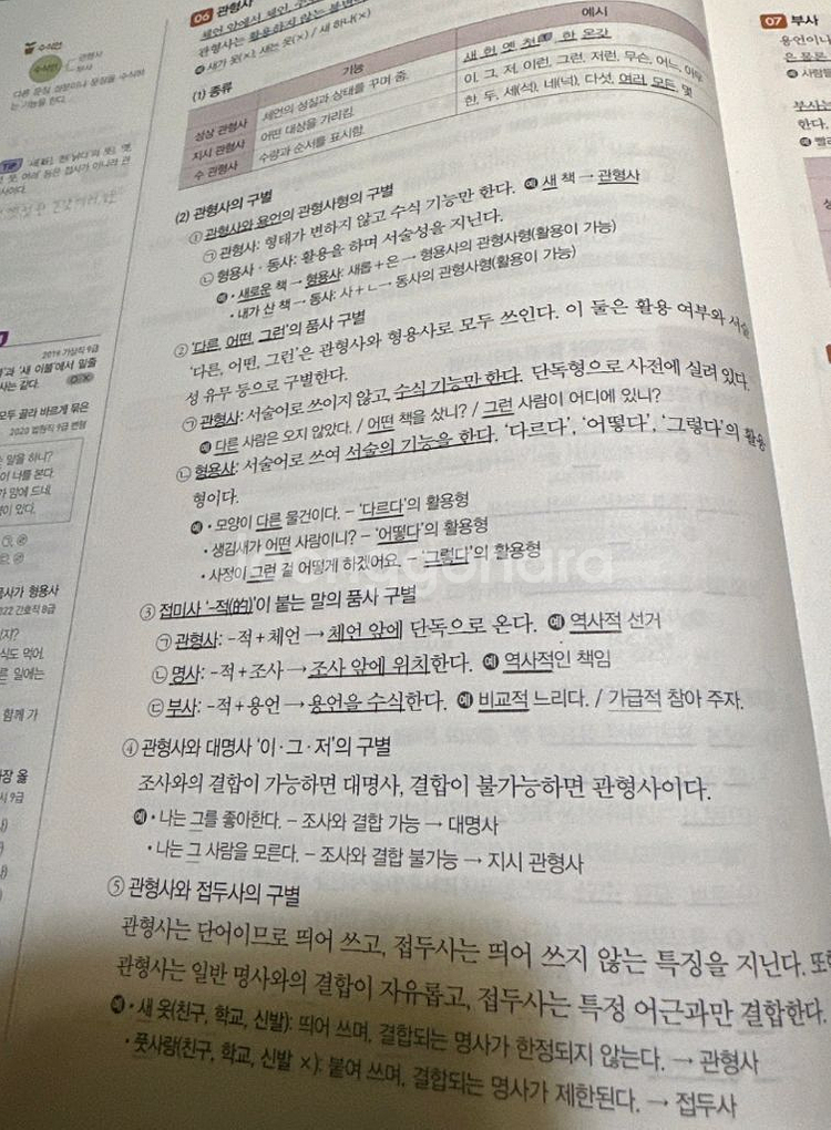 2024 선재국어 수비니겨 기본서1,2/자습서 세트3권--3