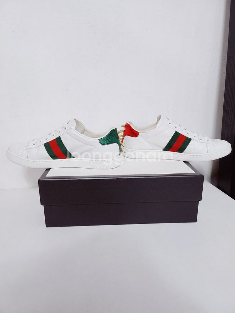 구찌 에이스 진주 스터드 여성 스니커즈 36/230--3