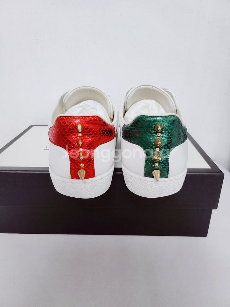 구찌 에이스 진주 스터드 여성 스니커즈 36/230--4