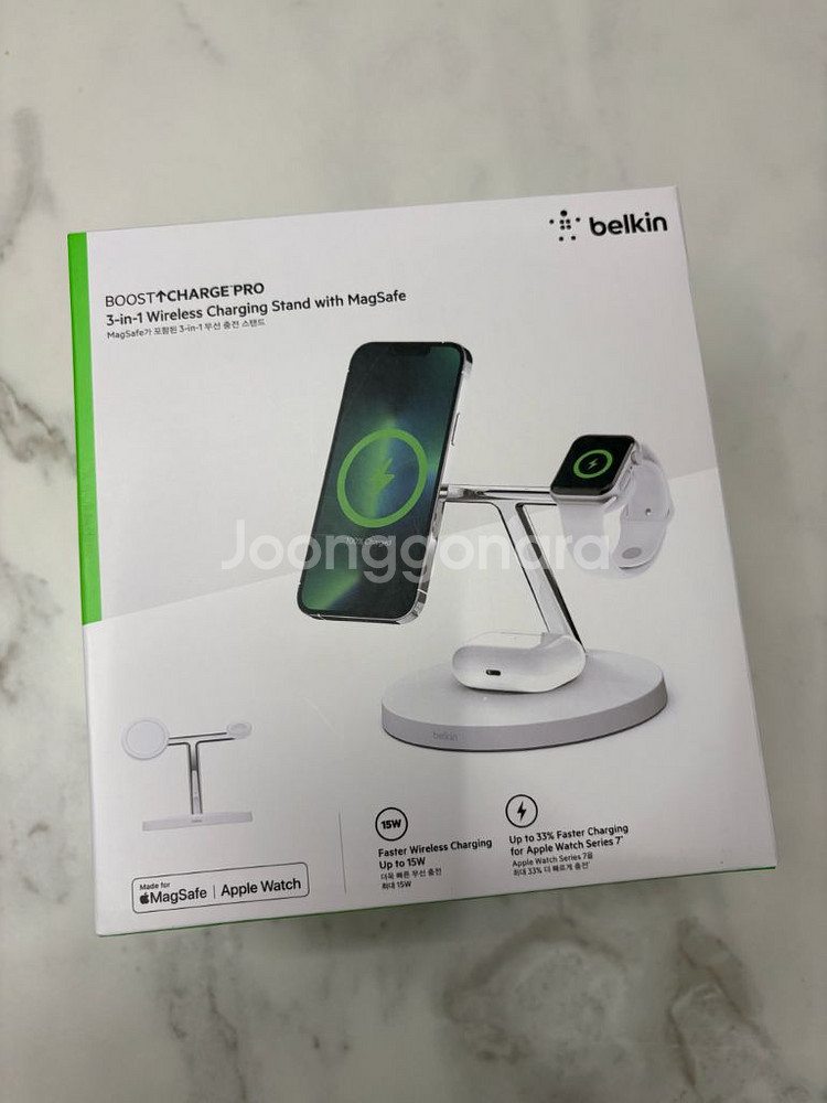 벨킨 3in1 충전거치대 (WIZ017)--4
